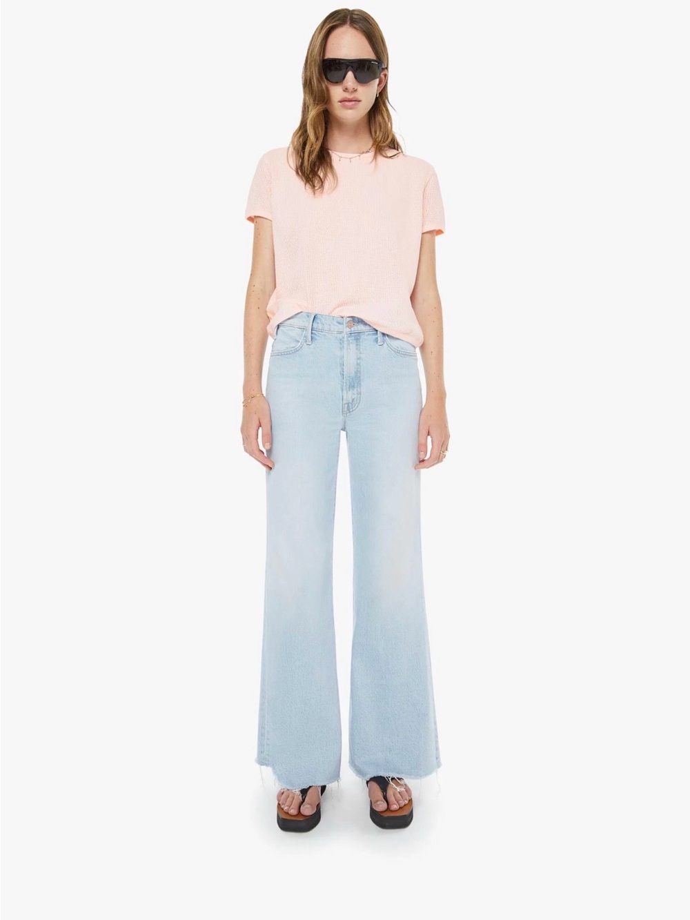 Mother The Hustler Roller Skimp Fray Jeans
